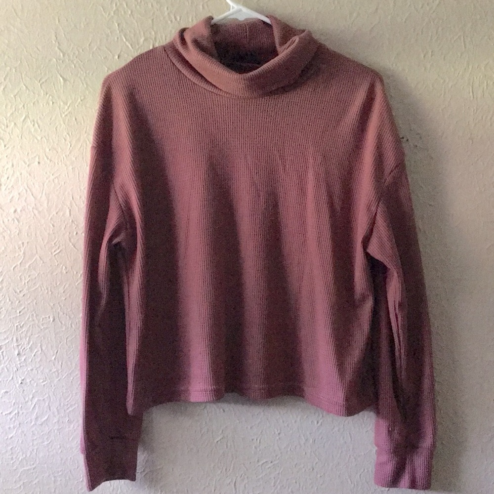 Rose pink SHEIN turtleneck sweater size medium